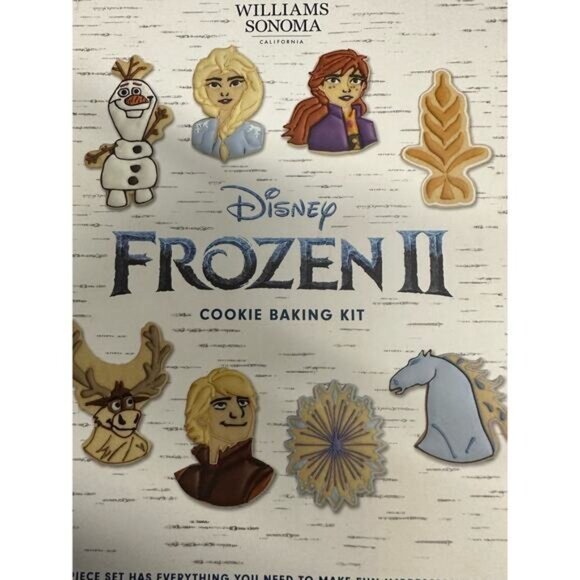 William Sonoma Disney Frozen 2 Cookie Cutter Baking Set Kit - Picture 5 of 5